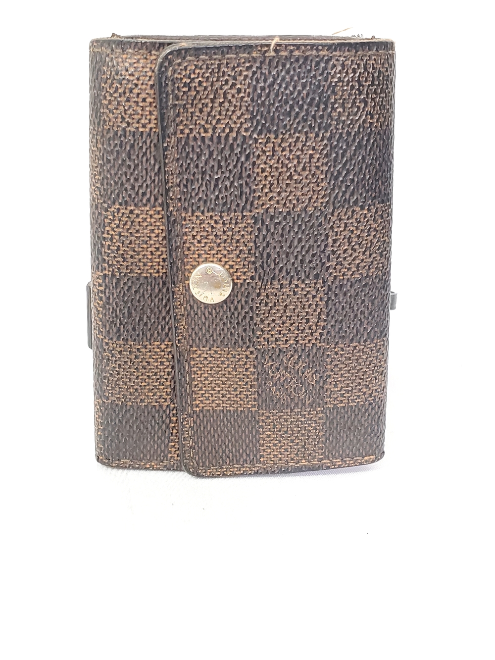 Louis Vuitton Brown Textured Leather Wallet